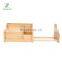 Bamboo Desktop Organizer, Book Shelf Stationary Holder Mini Storage Box, Extendable Tabletop for Office Home