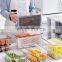Airtight fridge organizers set with lid and storage clear box bins bpa free food storage container set food plastic container