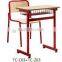 cheap panel top pupil desk and chair TC-C03+TC-Z03-V for primary school student