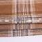 Direct factory cheap price yarn dyed fabric linen rayon blend plaid fabric