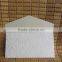 2016 Unique Flocking White Blank Wholesale Pocket Fold Invitations