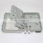 ABS material 2 inlet port 12 outlet ports engineer plastic Fiber Demarcation Closure FTTH Mini Optic Terminal drop Box