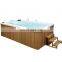 fiberglass pool/mini swimming pool/pool hot tub combo