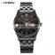 SINOBI Classic Black Vintage Watch Wrist S9832G Dula Calender Window Watch Sets Geneva Watch China