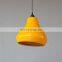 Colorful Spun Bamboo Light Farmhouse Pendant Lamp, Handmade Chandelier