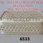 Traditional Hot Sale Rectangle Cake Moon Woven Bamboo Gift Box, Woven Storage basket Wholesale Made in Vietnam