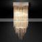 Copper Pendant Natural Feather For Living Room Bedroom Lamp Interior Lighting New Design Simple Restaurant Chandelier Lights