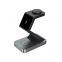 Customized innovative design three-in-one earbuds mobile watch smart phone wireless power bank