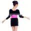 Children latin dance costumes for girls long sleeve new santa dance girls costume
