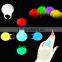 plastic Cheap Finger Light Flashing Ring White Led Finger flashlighting to promotion in party and concert