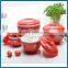 4pcs plastic microwave food containers