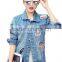 Denim Jacket women's denim coat stock apparel LGJD-007