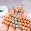8mm 108 Wood Beads Tibetan Buddhist Prayer Rosary Meditation Mala Necklace