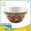 hign quality golden decal print 6" round salad melamine bowls