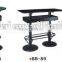 Cast iron bar table leg, metal furniture, cast iron base