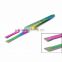 Titanium Color Eyebrow Tweezers and Cuticle Nippers Clipper Manicure Facial Care