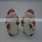 Ceramic Christmas Salt and Pepper Shakers with christmas items