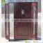 20mins-90mins External Fire Mahogany Solid Wood Door double door for villa & commercial glazed fire door