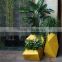 outdoor & indoor fiberglass planter flower pot in big size
