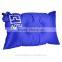2016 new design pvc customized size inflatable football pillow/trave pillow