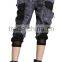 Women Punk Rock Loose Jeans Capri Pants Washed Hip-hop Denim Harem Cropped-pants