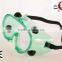 2016 soft economical safety goggles green safety goggles with 4 holes medical safety goggles for eyes protection