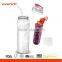 Recycled rust-proof weight empty fruit infuser water bottle bpa free                        
                                                Quality Choice