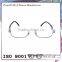 Classic style shape and copper material frame prescription eyeglasses
