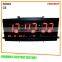 3" red led digital wall clock with mounting bracket