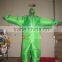 DJ-CO-116 Inflatable Suit Funny Colorful Halloween Costume Green jumpsuit