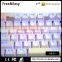 Amazing Cyan Switch Mechanical LED backlight gaming wired keyboard for LOL DOTA2 OVERWATCH                        
                                                                                Supplier's Choice