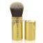Gold Nylon Hair Makeup Retractable Powder Brush