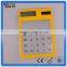 Energy saving touch screen mini digital transparent solar calculator/desktop calculator mini transprent calculator