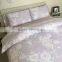 Fashion duvet/comforter cover sets with allover reactive print on cotton fabrics.