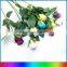 Mini long single stem artificial silk roses purple flower