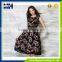 Factory Price Beautiful Brand Name Lady One-piece Dress Designs Ladies