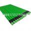 Black Lead Bright Green Fluorescent paint HB Plastic Pencil with Eraser