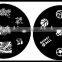 2015 Hot Stamping Nail Image, Stamping Nail Image, Metal Plates Stamping Kit Set