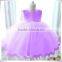 Elegant Girl Dress Girls 2015 Summer Fashion Pink Lace Big Bow Party Tulle Flower Princess Wedding Dresses Baby Girl dress D63