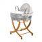 Baby moses basket bassinet wicker baby basket