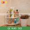 HOME-GJ Modern Foldable Wood Plastic White Corner Bathroom Display Rack