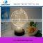 Wholesale 3D Led Table Top Light With Acrylic