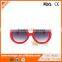 2016 hot sales cool acetate sunglasses with red frame