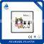 2016 eco-freidly custom shaped rubber square coffee cup coaster mats