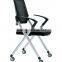 Sunshine Furniture Factory Cheap Pu Office Chair Adjustable Folding Armrest