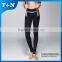 Promotional high Quality Elastic sexy Gym Wear capri suit for girls