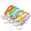 European style Personalized metal keychain souvenir,High Quality PU leather keyring