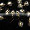 christmas party wedding decoration outdoor indoor solar battery wood heart fairy string battery led light