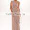 PS-24 Generous Khaki One Shoulder Special Occasion Gowns 2015 Custom Made Size Tea Length Prom Dress for Formal Evening Party