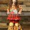 Baby new year clothes western girl fashion thanksgiving garment outfit ruffle outfits